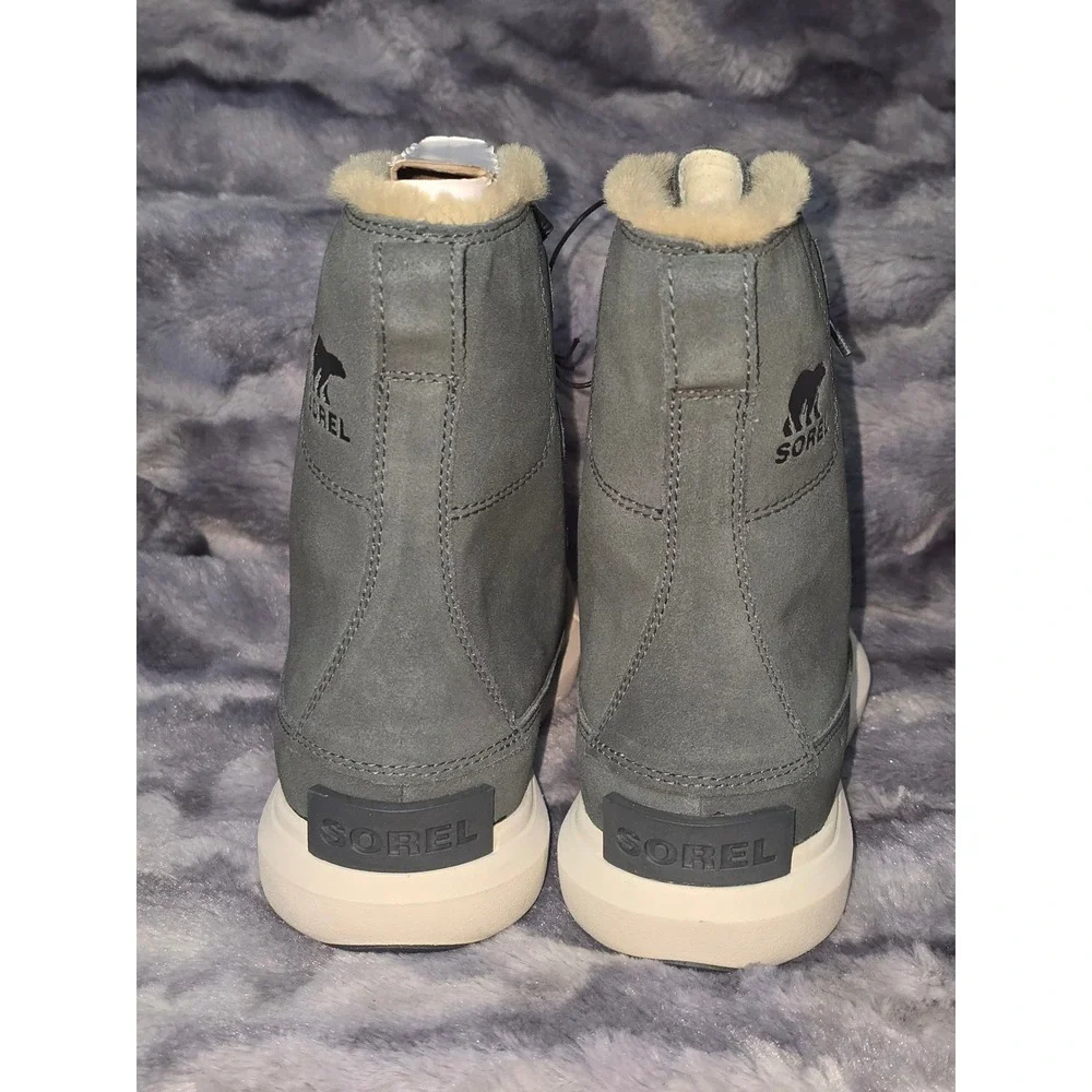 NWB Sorel Explorer‎ Next Joan Waterproof Insulated Boots Women's Size 7.5 Grey